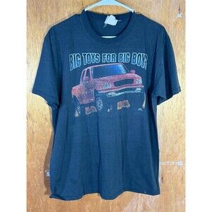 Vintage Ford F150 Big Toys For Big Boys Red Truck Jerzees Shirt‎ Large L